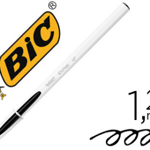 Caneta Bic Cristal Up Bicor Fun Preto Ponta de 1,2 mm