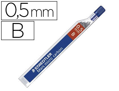 Minas Staedtler Mars Micro Grafite 0,5 mm B Tubo c/ 12 Unidades