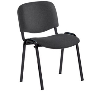 Cadeira Rocada Estrutura Metalica Forrada em Tecido Anti Fogo Preto 57X81X48 cm