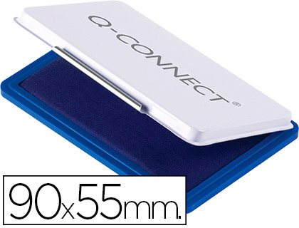 Almofada p/ Carimbo Q-Connect (90 x 55mm) - Azul