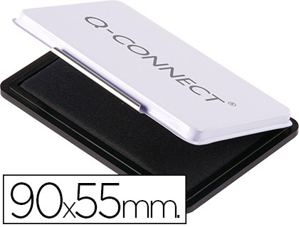 Almofada p/ Carimbo Q-Connect 90X55 mm Preto