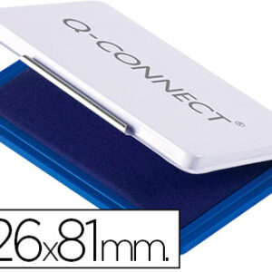 Almofada p/ Carimbo Q-Connect 126X81 mm Azul