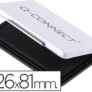 Almofada p/ Carimbo Q-Connect 126X81 mm Preto