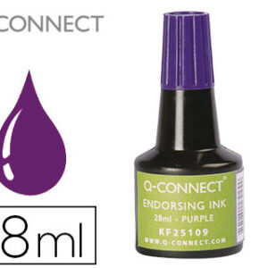 Tinta p/ Almofada Q-Connect Violeta Frasco 28 ml