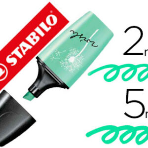 Marcador Stabilo Boss Mini Pastellove Menta