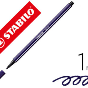 Marcador Stabilo Aguarelavel Pen 68 Azul Prusia 1 mm