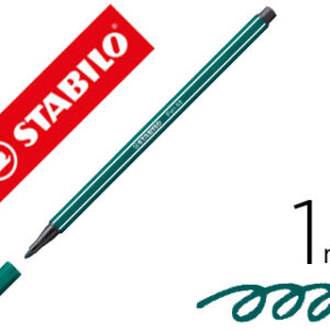 Marcador Stabilo Aguarelavel Pen 68 Azul Verdoso 1 mm