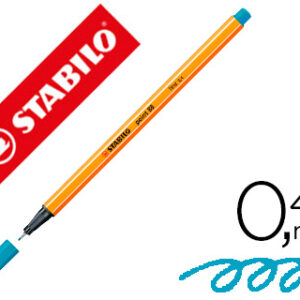 Marcador Stabilo Ponta de Fibra Point 88 Azul Cobalto 0,4 mm