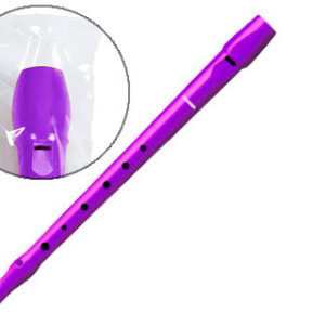 Flauta Hohner 9508 Cor Violeta Bolsa Verde e Transparente