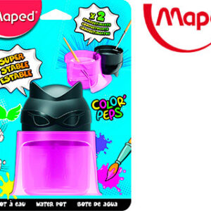 Lava Pinceis Maped Color Peps 2 Compartimentos Superheroes