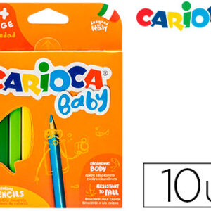 Lápis de Cores Carioca Baby 2 Anos Caixa de 10 Cores Sortidos