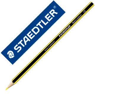 Lápis de Cor Staedtler Wopex Ecologico Amarelo Claro