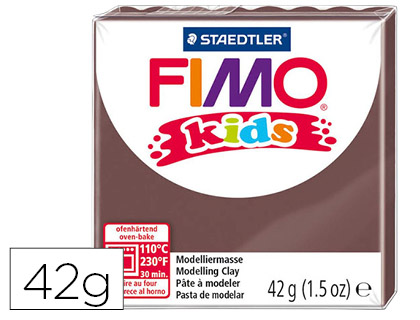 Pasta Staedtler Fimo Kids 42 Gr Cor Castanho