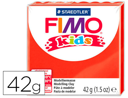 Pasta Staedtler Fimo Kids 42 Gr Cor Vermelho