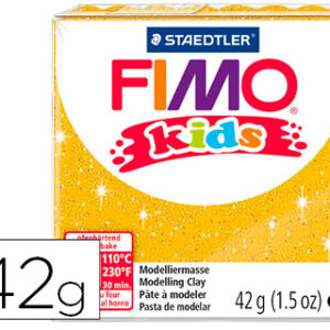 Pasta Staedtler Fimo Kids 42 Gr Cor Ouro Purpurina