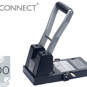 Furador Q-Connect Preto 2 Furos Abertura 10 mm Capacidadee 100 Folhas