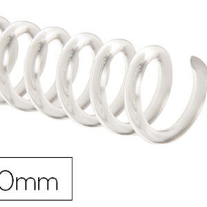 Espiral Q-Connect Plastico Transparente 32 5:1 10mm 1,8mm
