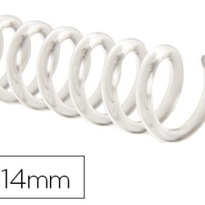 Espiral Q-Connect Plastico Transparente 32 5:1 14mm 1,8mm