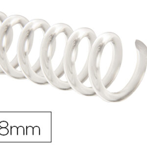 Espiral Q-Connect Plastico Transparente 32 5:1 18mm 2mm