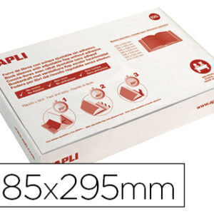 Forra Livros Apli PVC c/ Aba Ajustavel Adesivo 285X295 mm