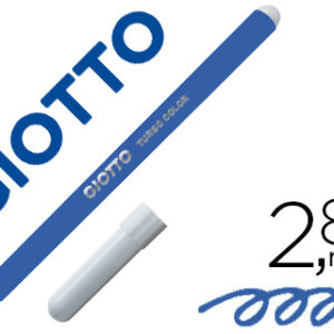 Marcador Giotto Turbo Color Lavavel c/ Ponta Bloqueada Unicolor Azul Escuro