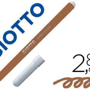 Marcador Giotto Turbo Color Lavavel c/ Ponta Bloqueada Unicolor Castanho