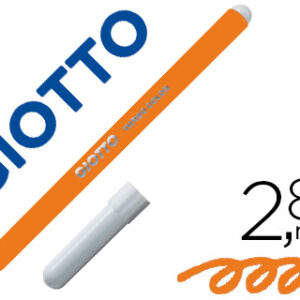 Marcador Giotto Turbo Color Lavavel c/ Ponta Bloqueada Unicolor Laranja