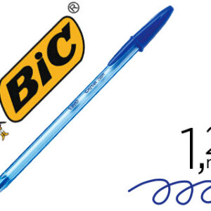 Caneta Bic Cristal Soft Azul Ponta de 1,2 mm