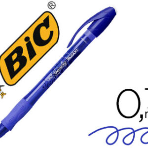 Caneta Bic Gelocity Illusion Apagavel Azul Ponta de 0,7 mm