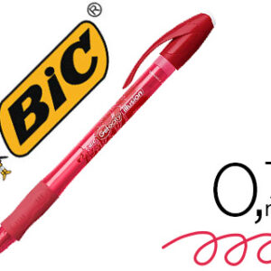 Caneta Bic Gelocity Illusion Apagavel Vermelho Ponta de 0,7 mm