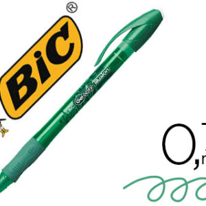 Caneta Bic Gelocity Illusion Apagavel Verde Ponta de 0,7 mm