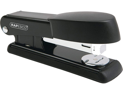 Agrafador Rapesco Bowfin Metalica Capacidade 25 Folhas (Agrafo 24/6 e 26/6) Preto