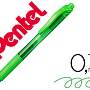 Roller Pentel Energel Bl107 Verde Lima 0,7mm