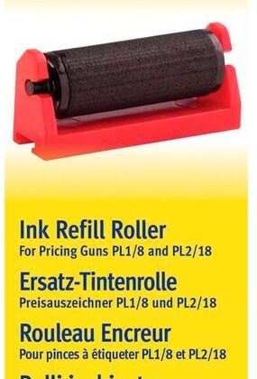 Pack 5x Rolos de Tinta Preta IRAV5 p/ Etiquetadora PL1/8 e PL2/18