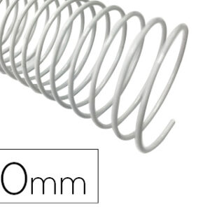 Espiral Metalico Q-Connect Branco 64 5:1 10 mm 1mm (200 Unidades)