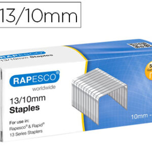 Agrafos Rapesco Galvanizados 13/10 Caixa de 5000 Unidades