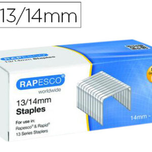 Agrafos Rapesco Galvanizados 13/14 Caixa de 5000 Unidades