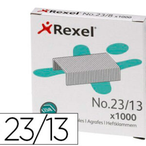 Agrafos Rexel de Aco N? 23/13 Caixa de 1000 Unidades