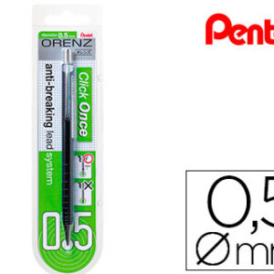 Lapiseira Pentel Orenz 0,5 mm -Preto-Em Blister de 1 Unidade