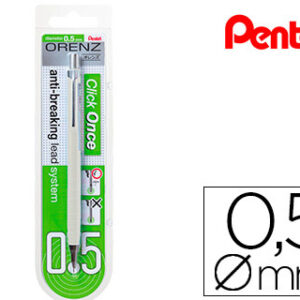 Lapiseira Pentel Orenz 0,5 mm -Branco-Em Blister de 1 Unidade