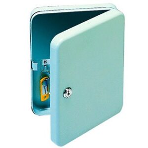Armario Porta-Chaves Q-Connect Metalico 37x28x6cm p/ 20 Chaves c/ Fechadura de Seguran?a