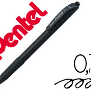 Caneta Pentel Retratil Bx417 Cor Preta