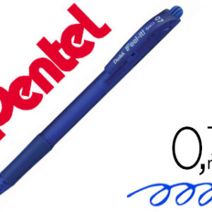 Caneta Pentel Retratil Bx417 Cor Azul