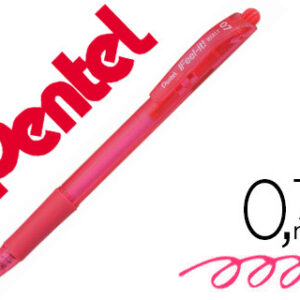 Caneta Pentel Retratil Bx417 Cor Rosa