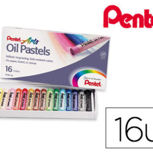 Pasteis de Oleo Pentel Arts 16 Cores