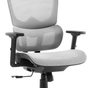 Cadeira de Escritório Ergonómica Lyca/Preta (Cinza) - OFFY