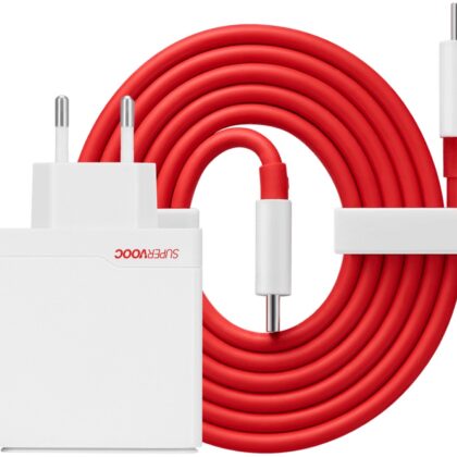 Carregador SUPERVOOC 100W USB-C + USB-A (Branco) - ONEPLUS