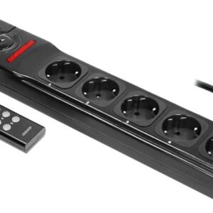 Extensão Quintupla 2P + T com Comando s/ Fios (3 mts) - ORNO