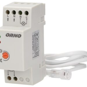 Sensor Crepuscular c/ Sonda Externa para Calha DIN (220VAC 3000W) - ORNO