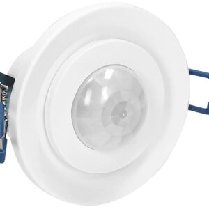 Sensor de Movimento PIR de Encastre/Ajustável c/ Rotação 360° (Branco) - ORNO